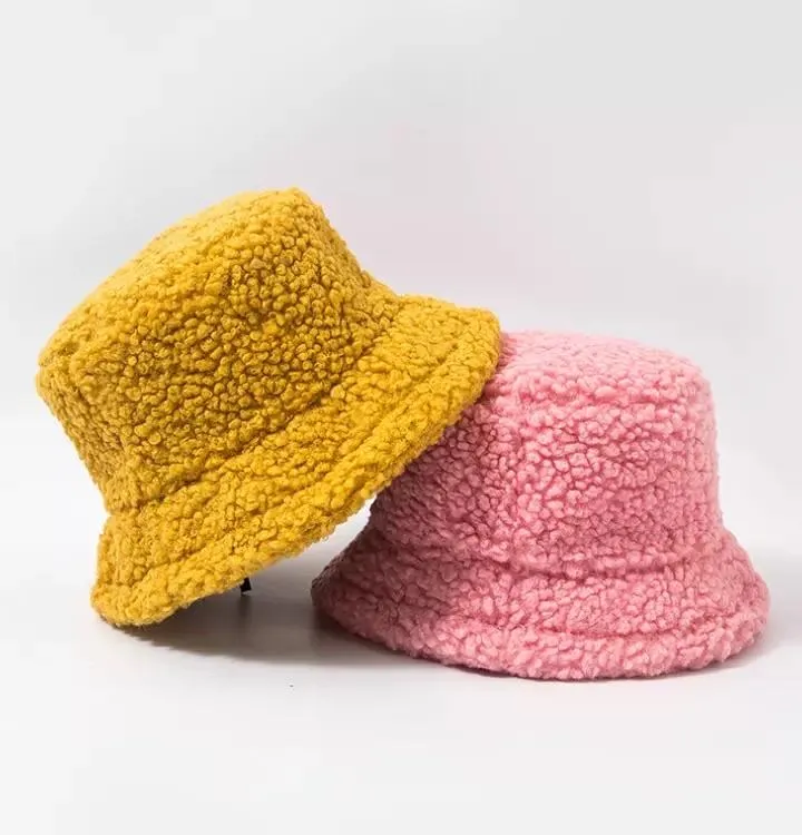 Kornelia Fluffy Bucket Hats