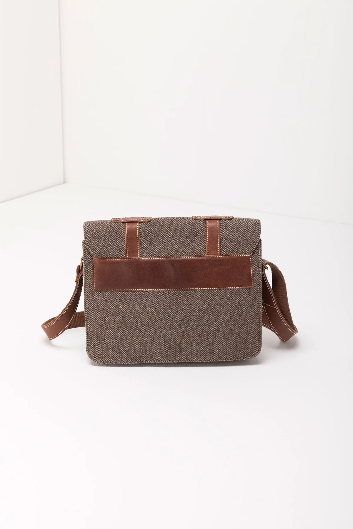 Ladies Tweed Messenger Bag - Lucy