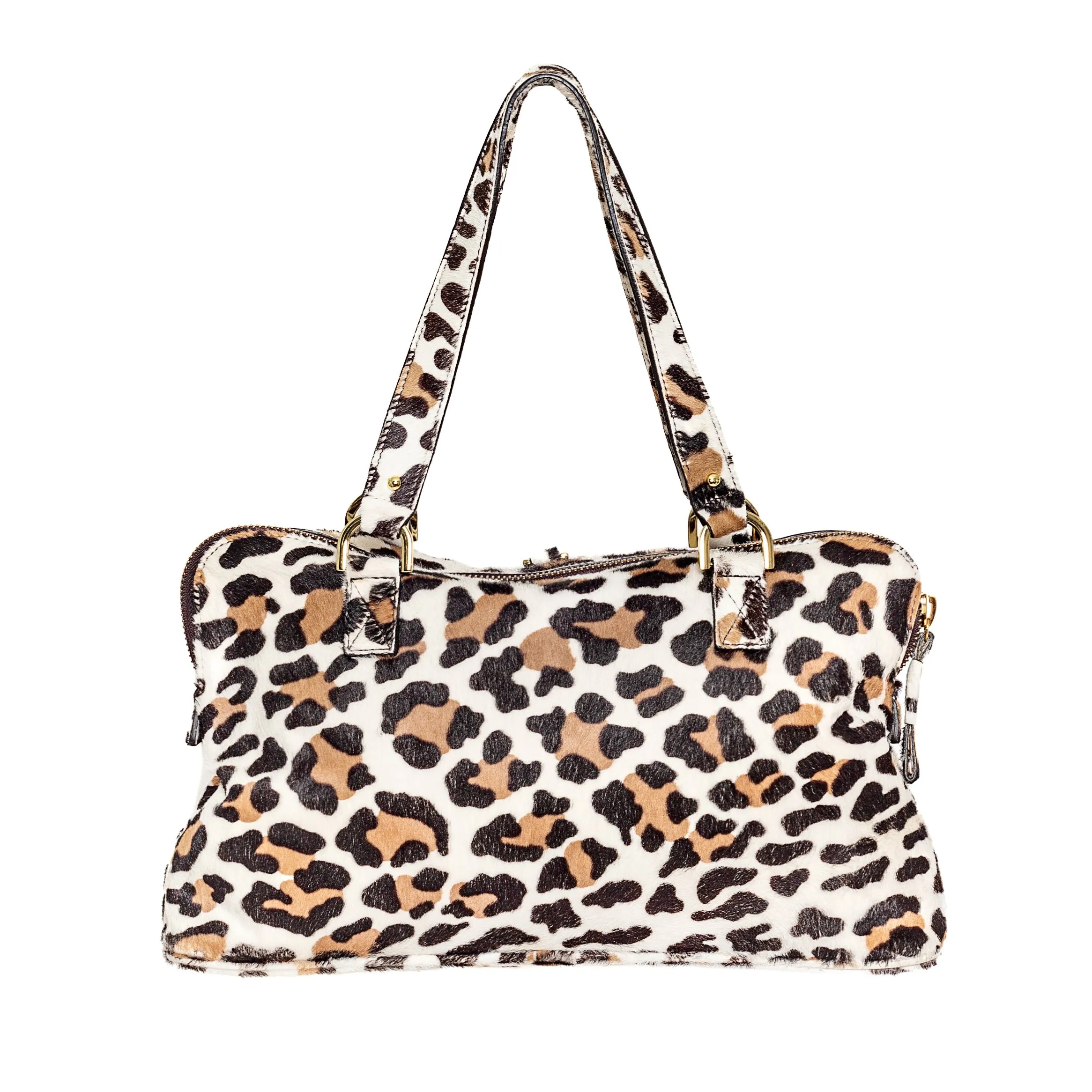 Leopard Print Pony Hair Bag