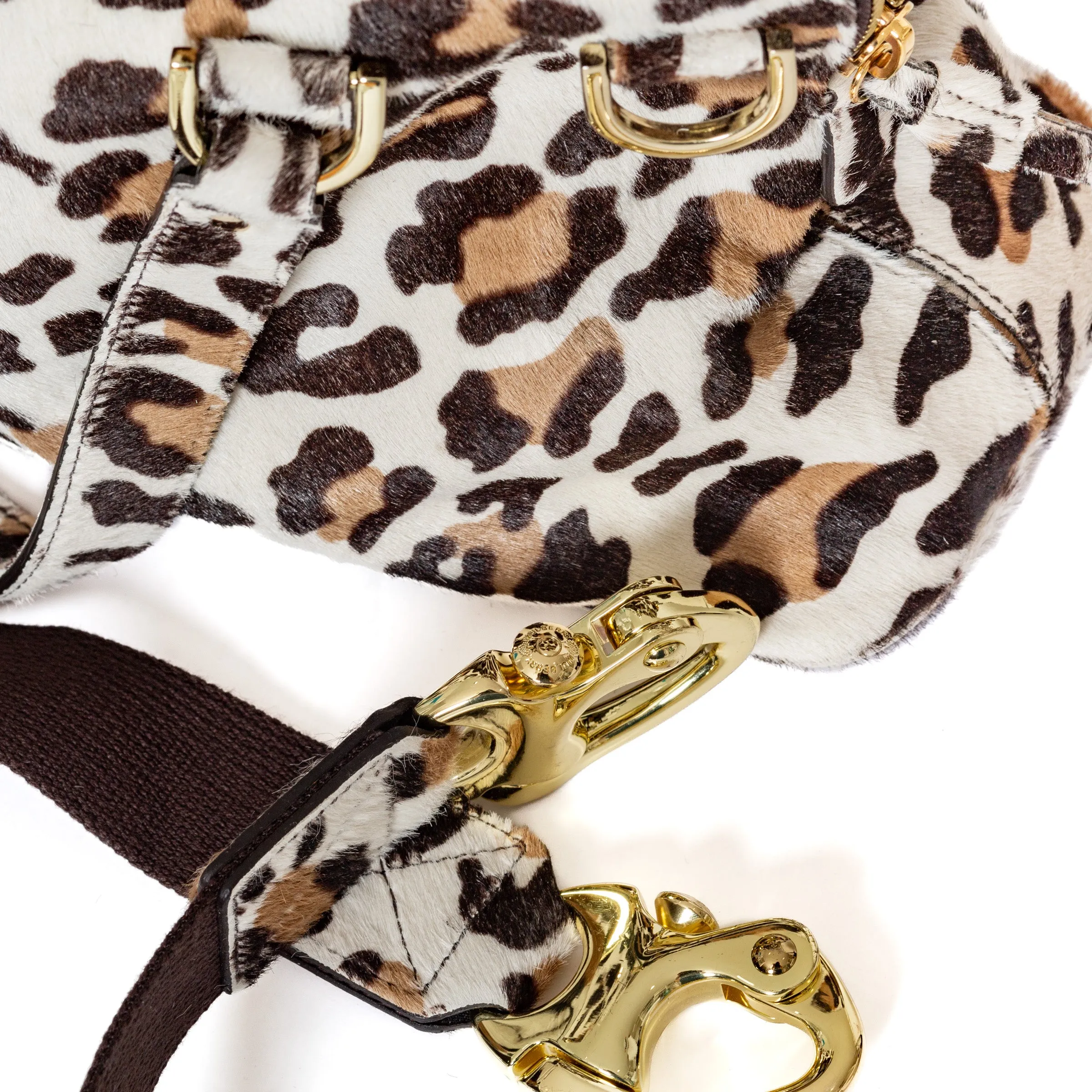 Leopard Print Pony Hair Bag