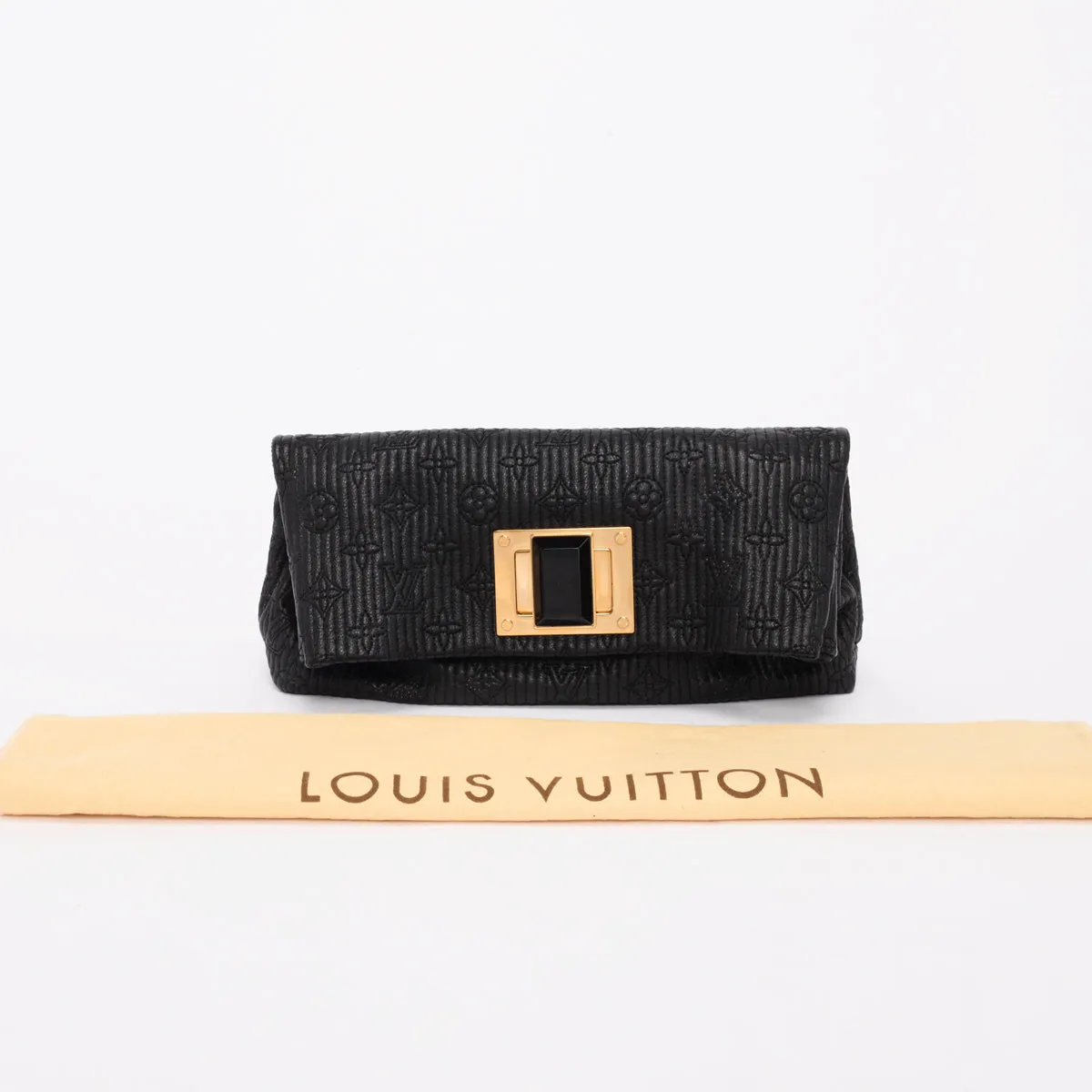 Louis Vuitton Black Monogram Motard Altair Clutch