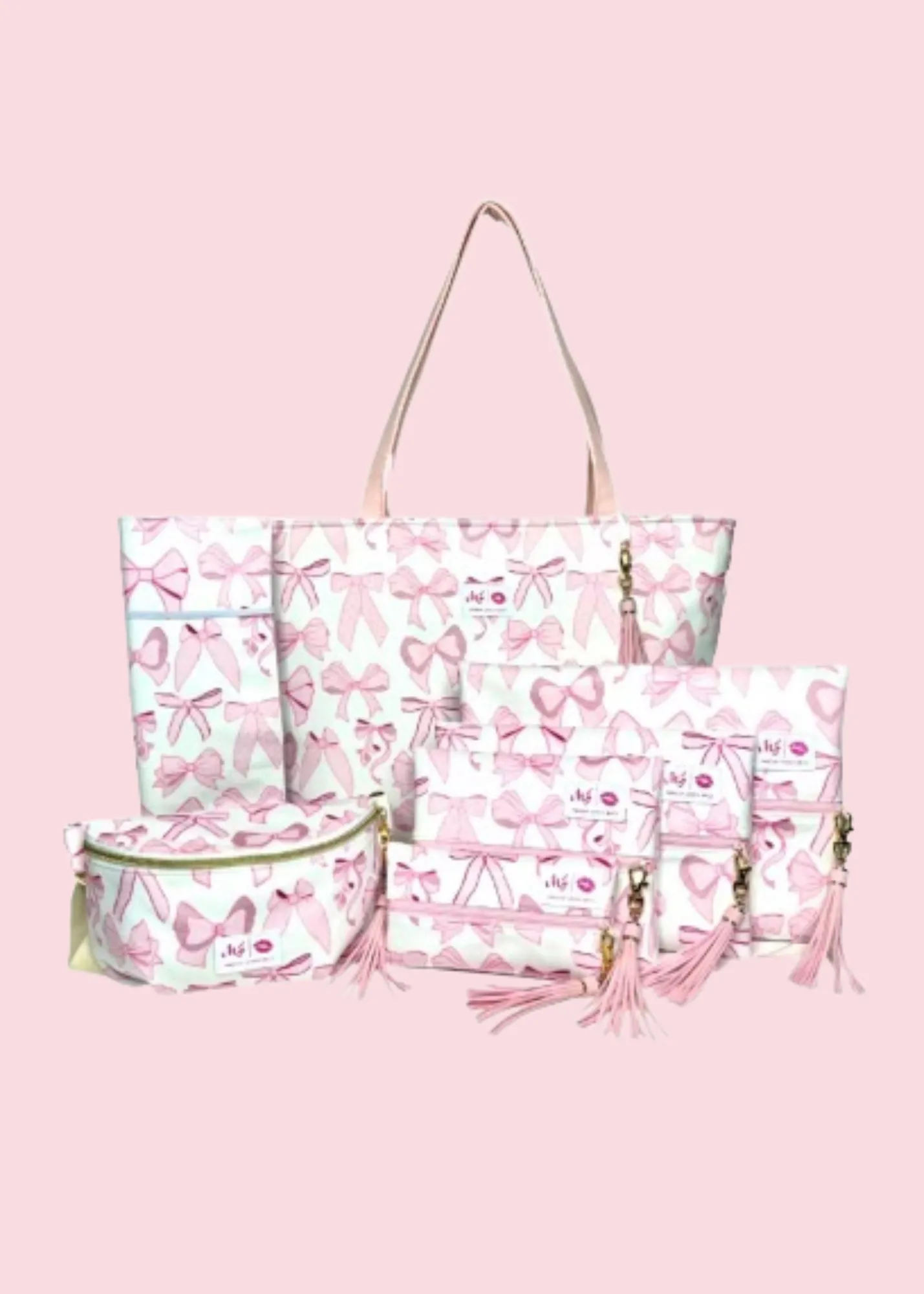 Makeup Junkie Bags - Bow Babe Travel Bags [Pre-Order]