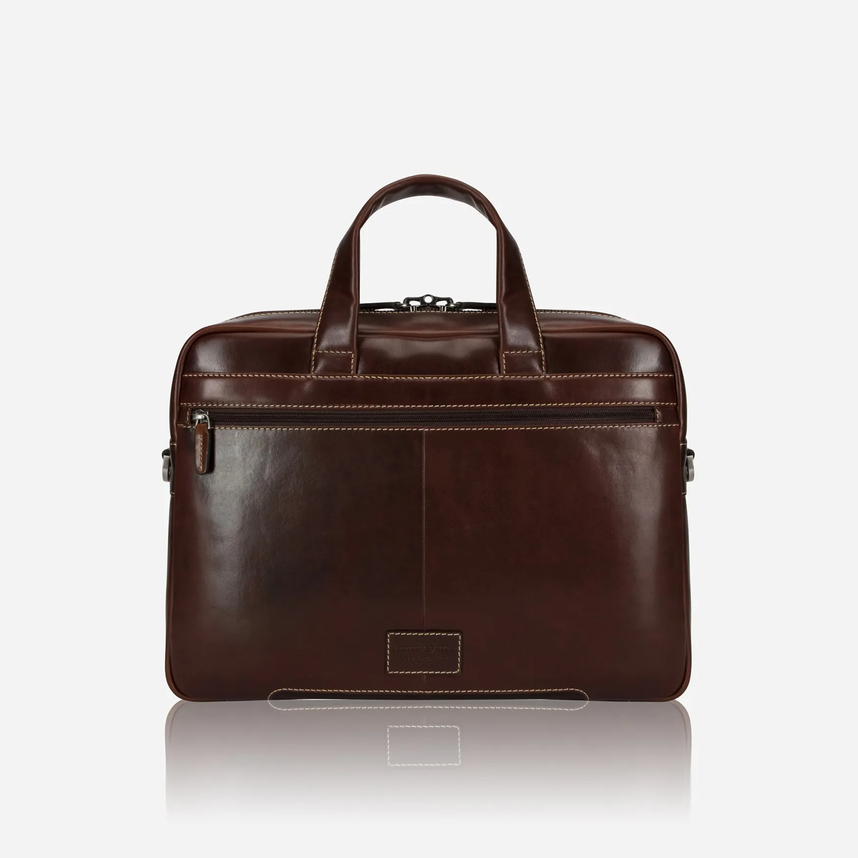 Medium Laptop Briefcase, Mocha