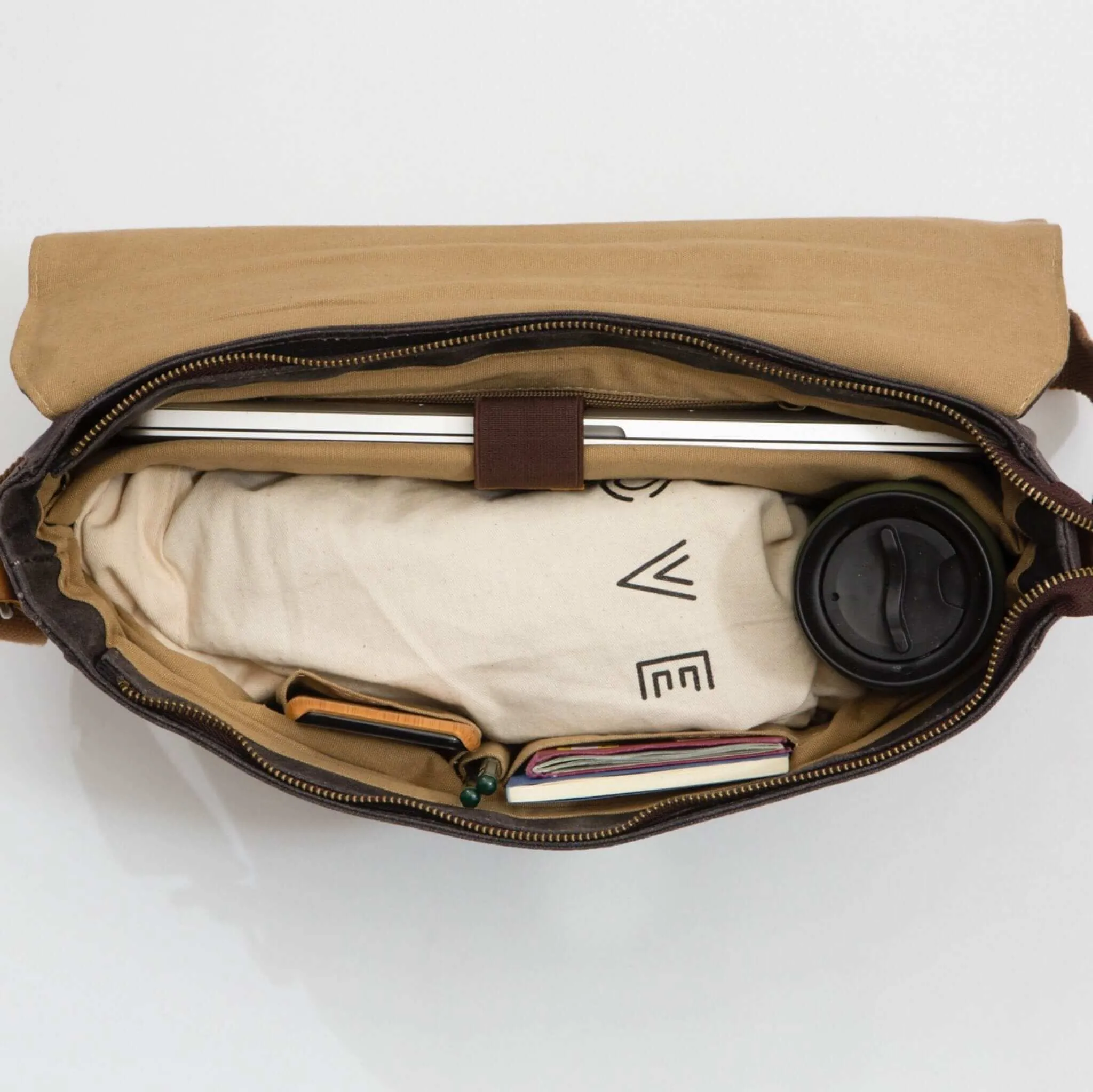 Medway - Waxed Canvas Messenger Bag