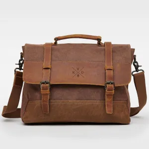 Medway - Waxed Canvas Messenger Bag