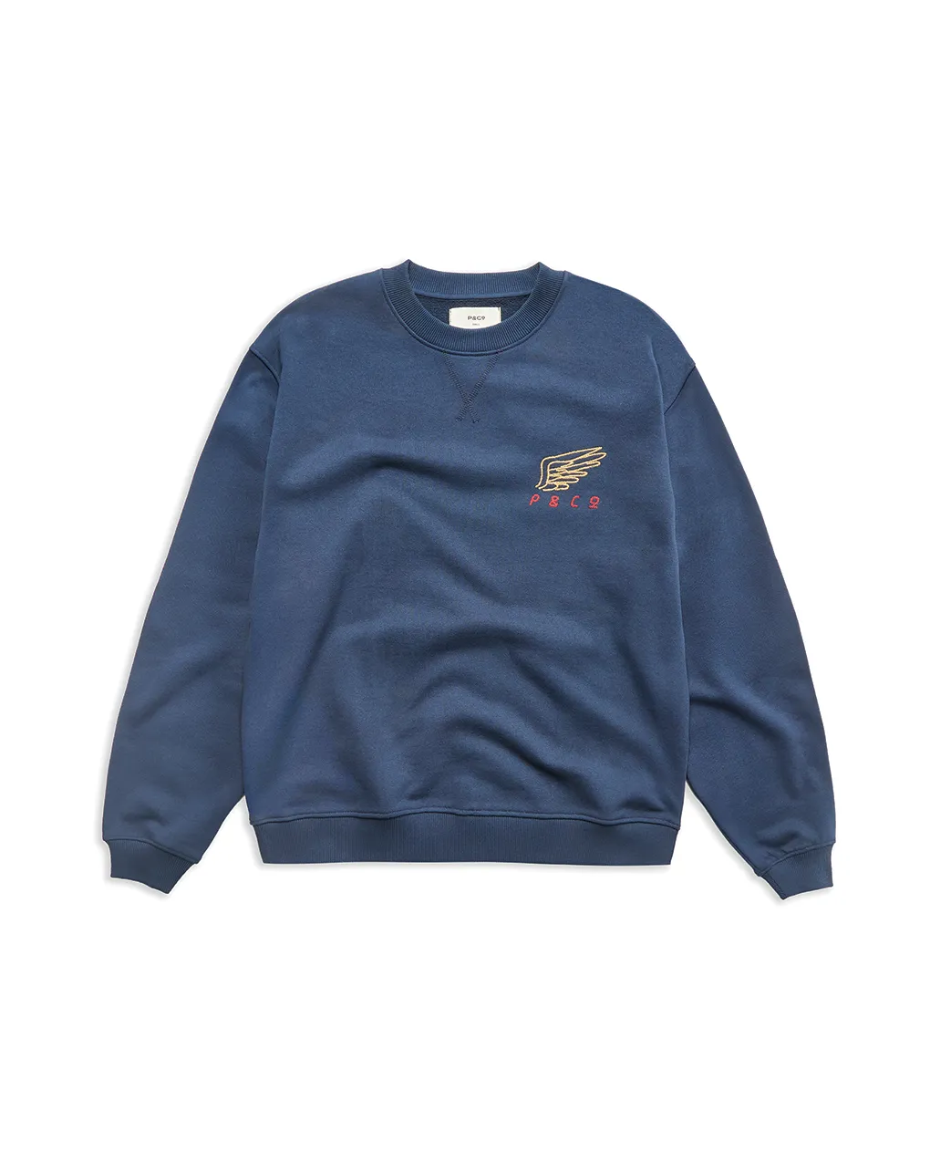 Messenger Embroidered Sweatshirt - Navy