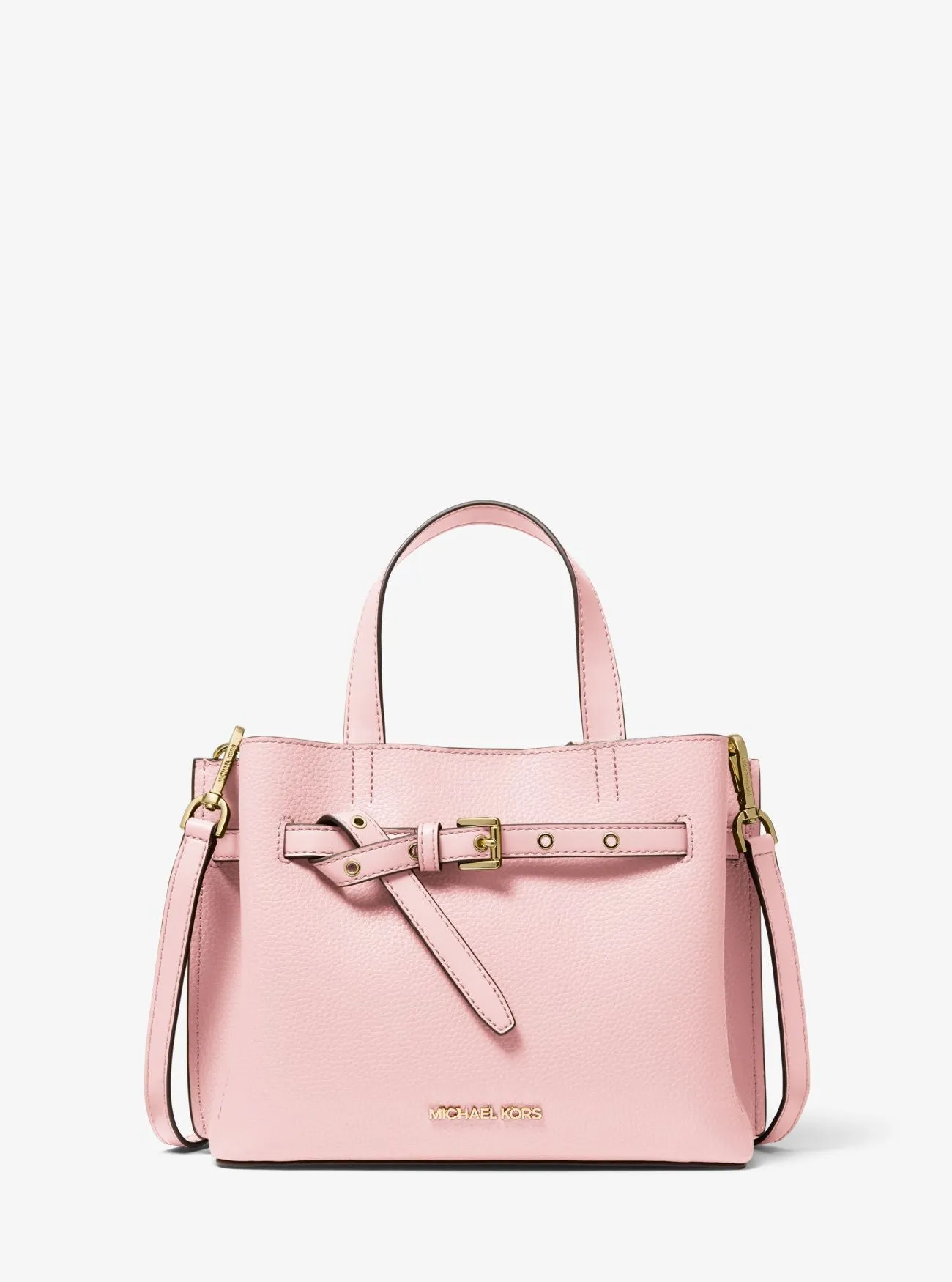 Michael Kors Emilia Small Pebbled Leather Satchel