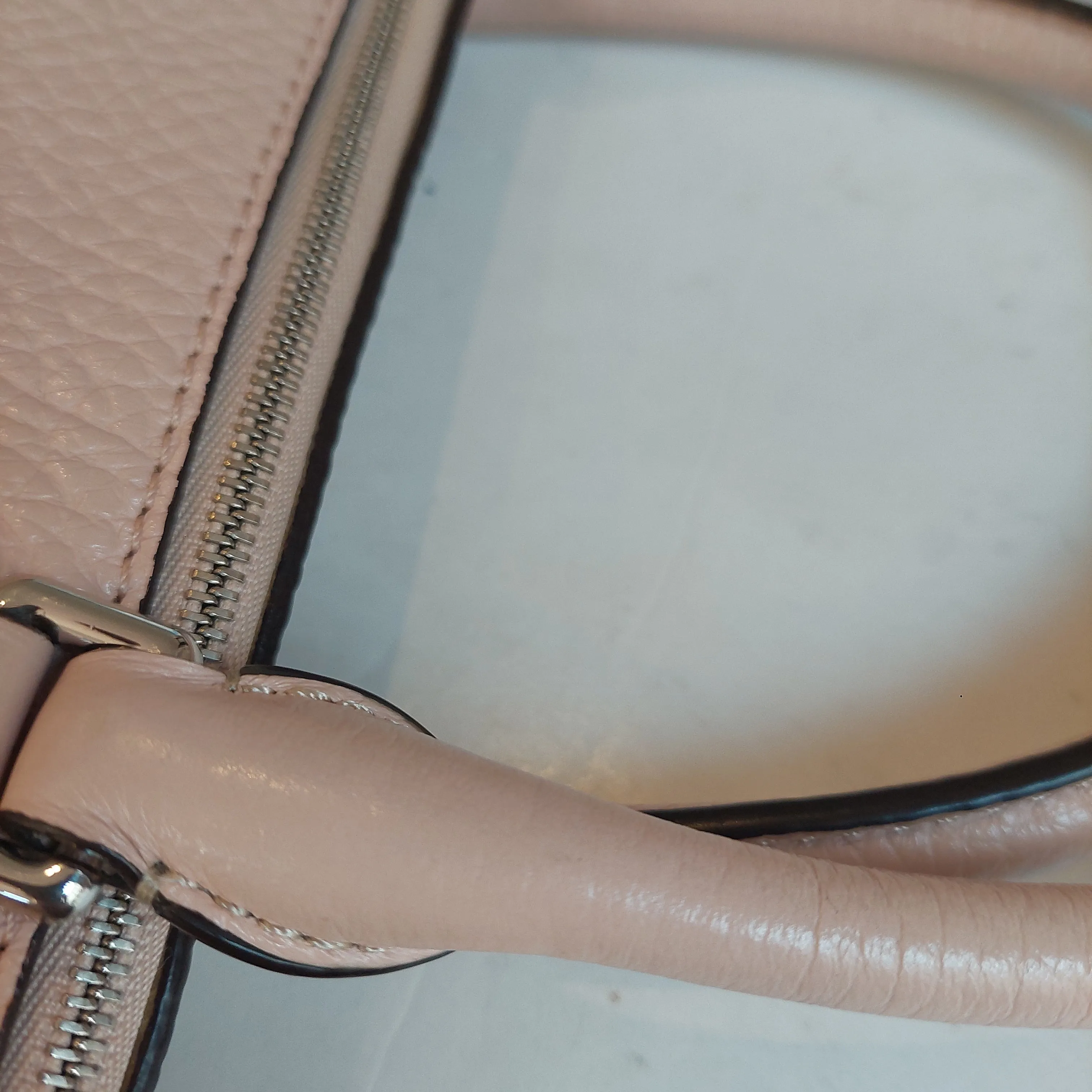 Michael Kors Light Pink Medium 'Selby' Grainy Leather Satchel | Pre Loved |