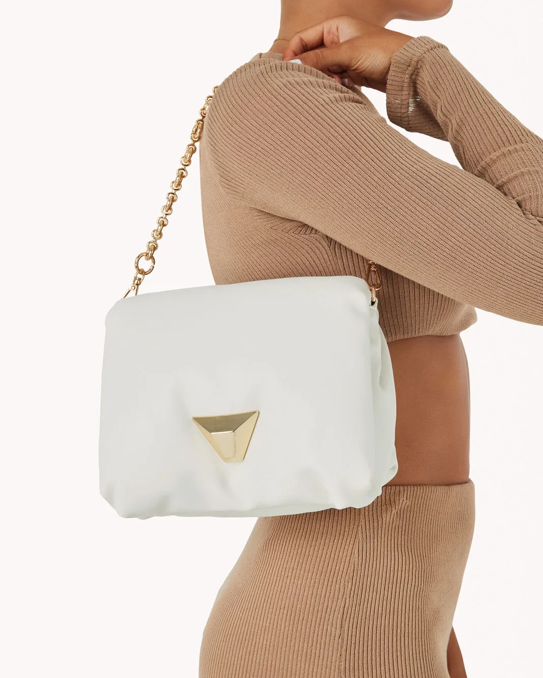 MONTY SHOULDER BAG - BONE