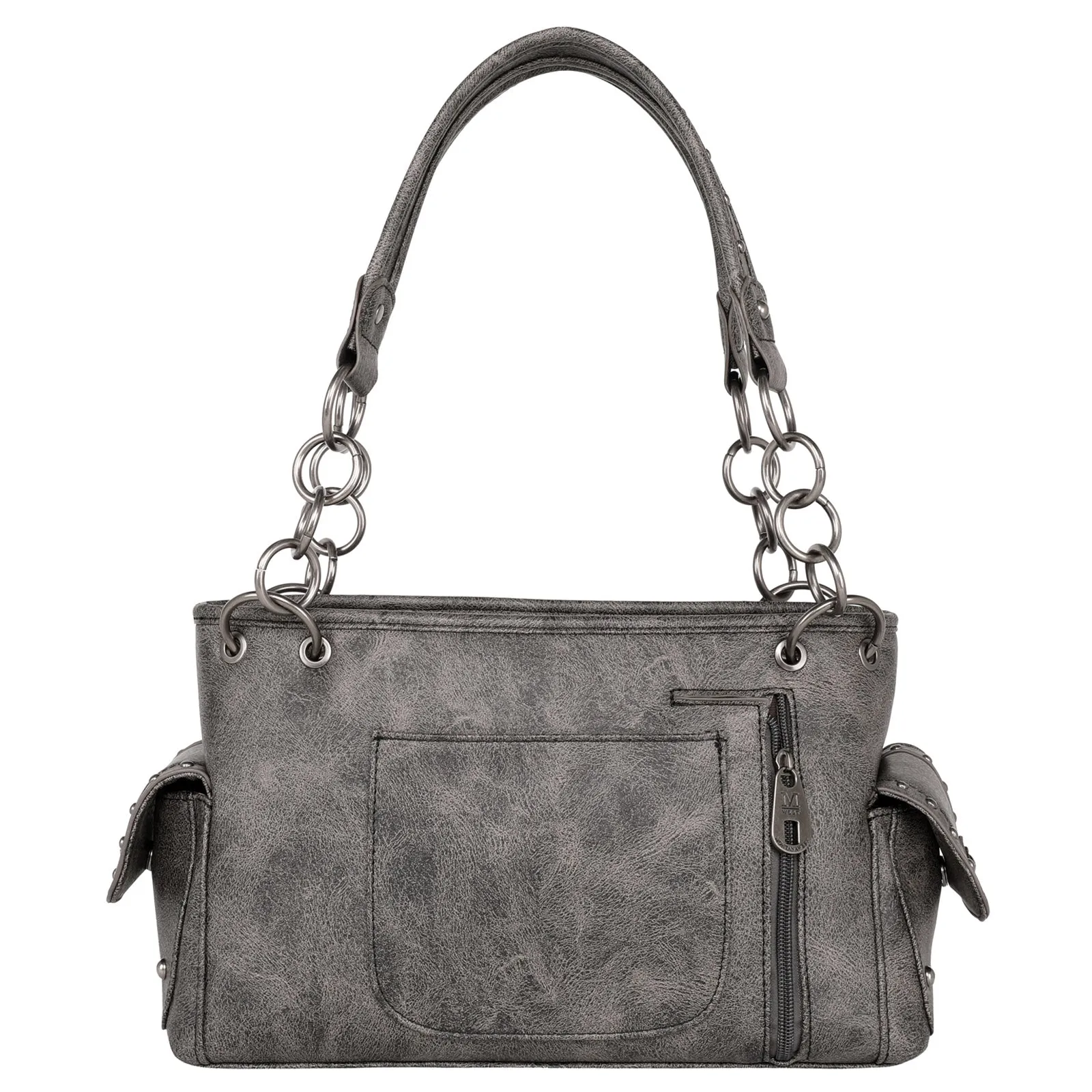 Montana West MW1124G-8085 Whipstitch Collection Stylish Concealed Carry Satchel Handbag