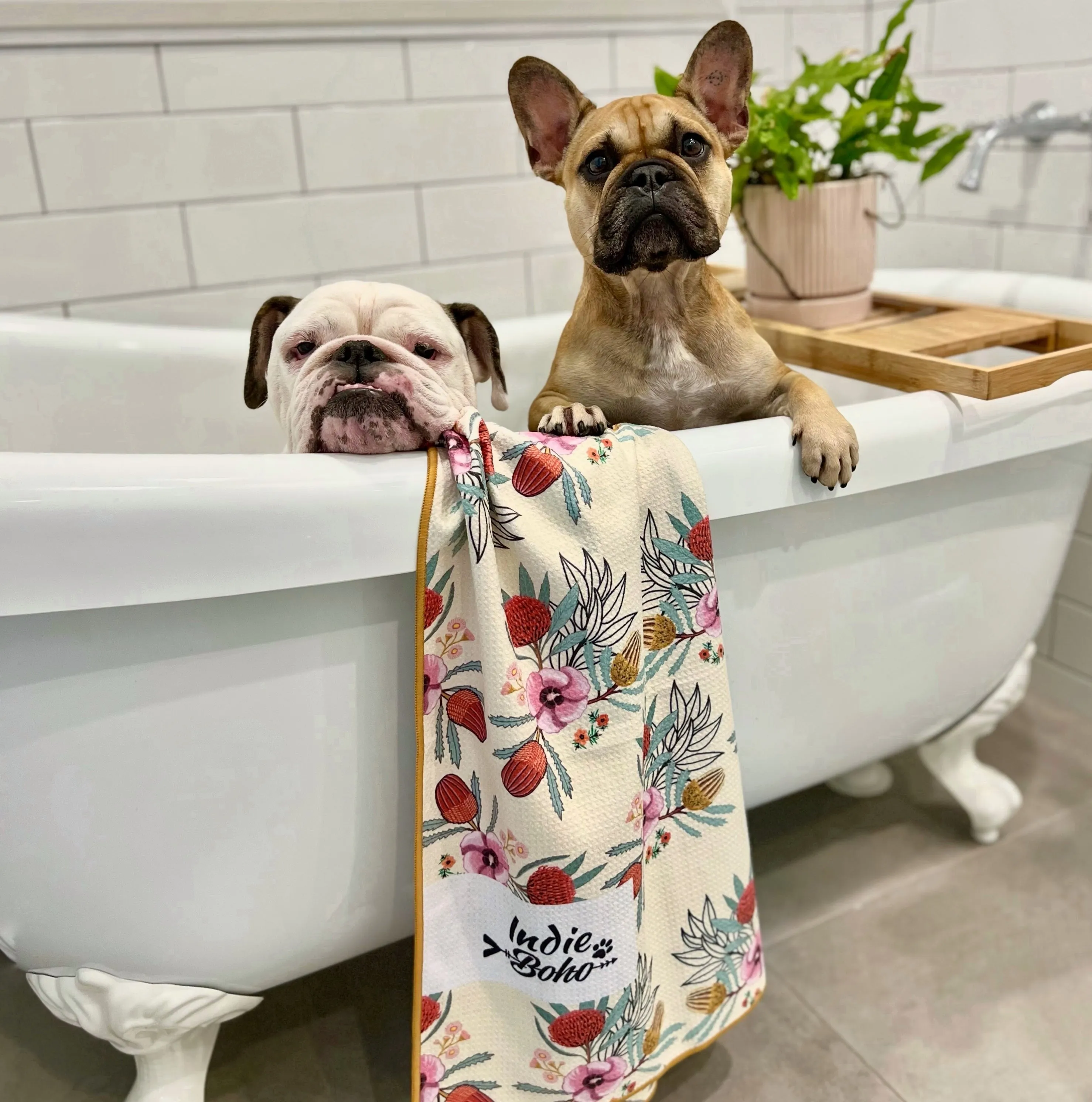 Native Flora Pet Travel and Bath Towel