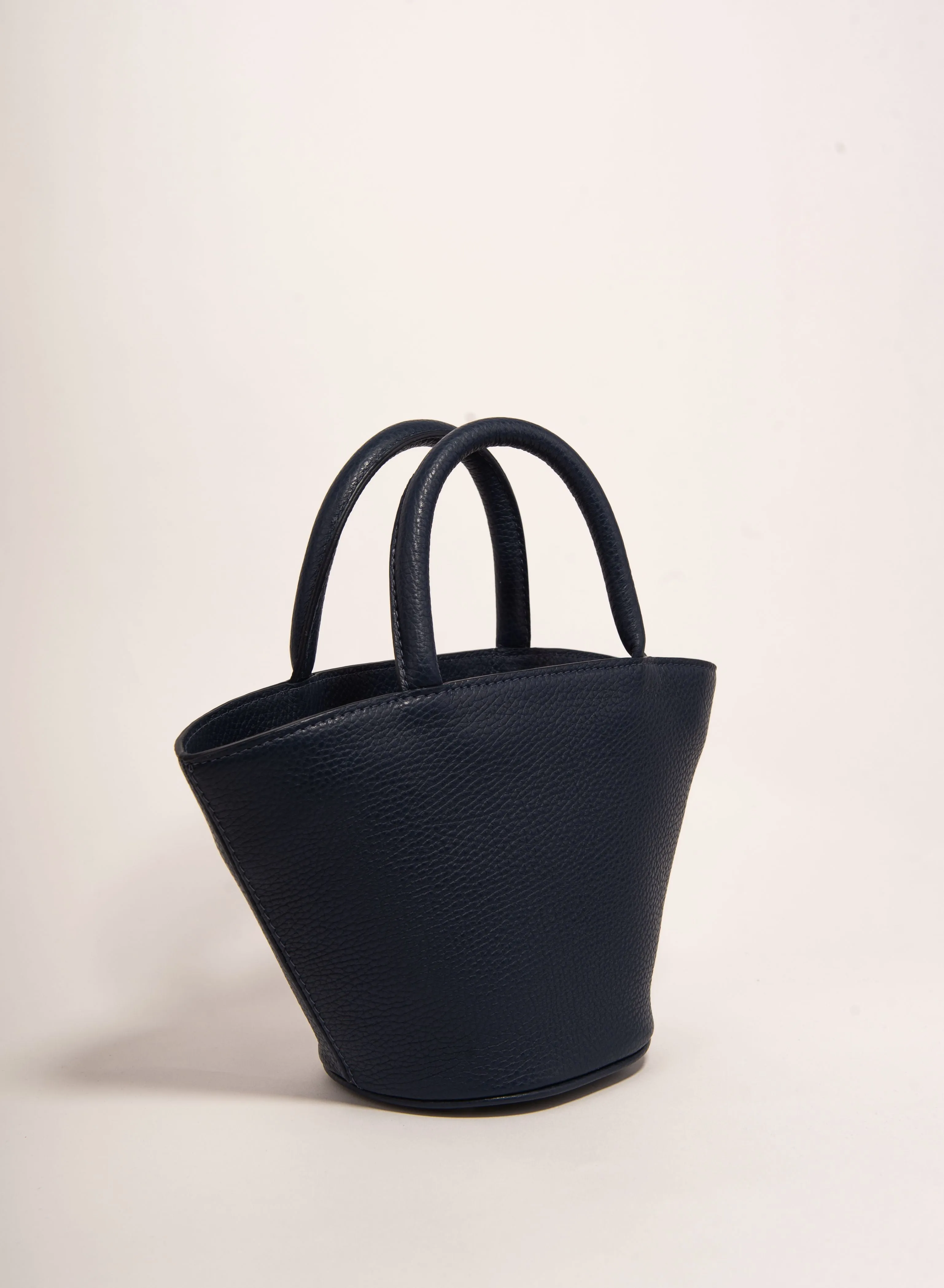 Navy Mini Panier Bag