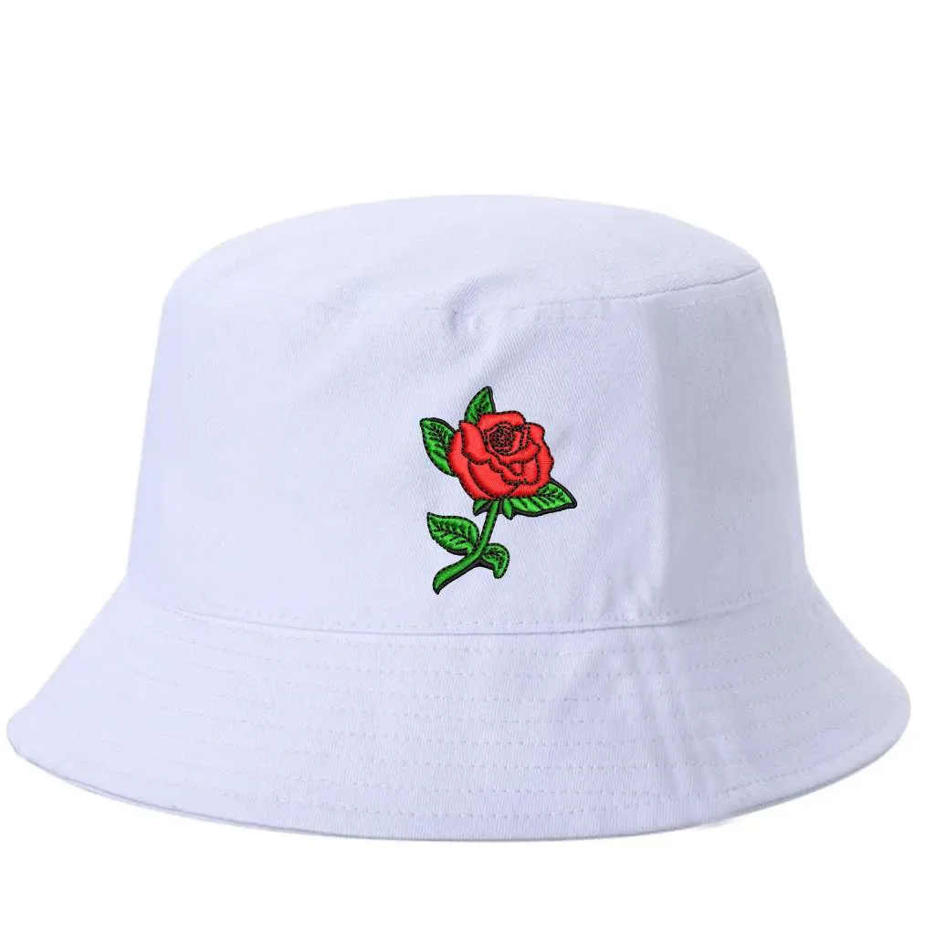 Rose Stem Bucket Hat - Rose Bucket Hat