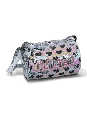 Sequin Hearts Pearlescent Duffel