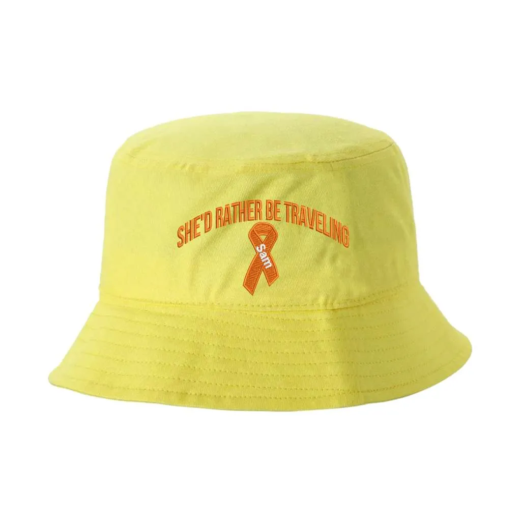 She'd Rather Be Traveling - Sam Bucket Hat