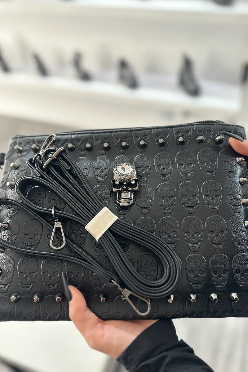 Skull Messenger Bag