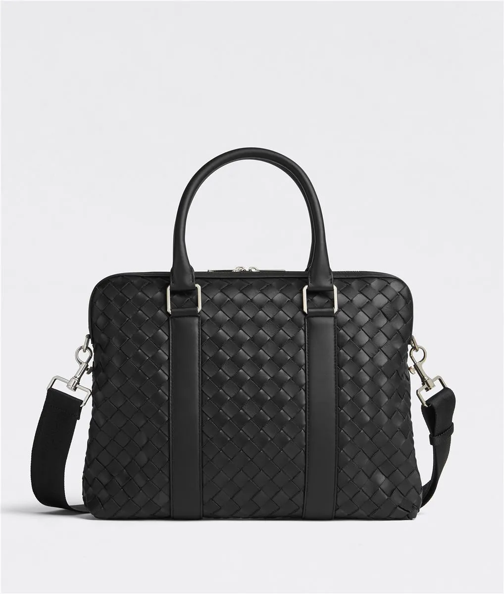 SLIM INTRECCIATO BRIEFCASE