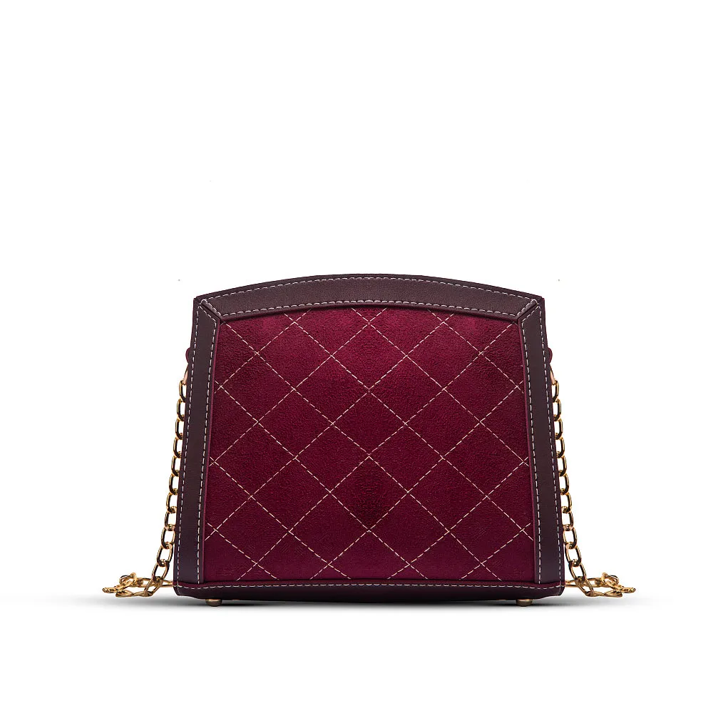 Sonic crossbody bag maroon