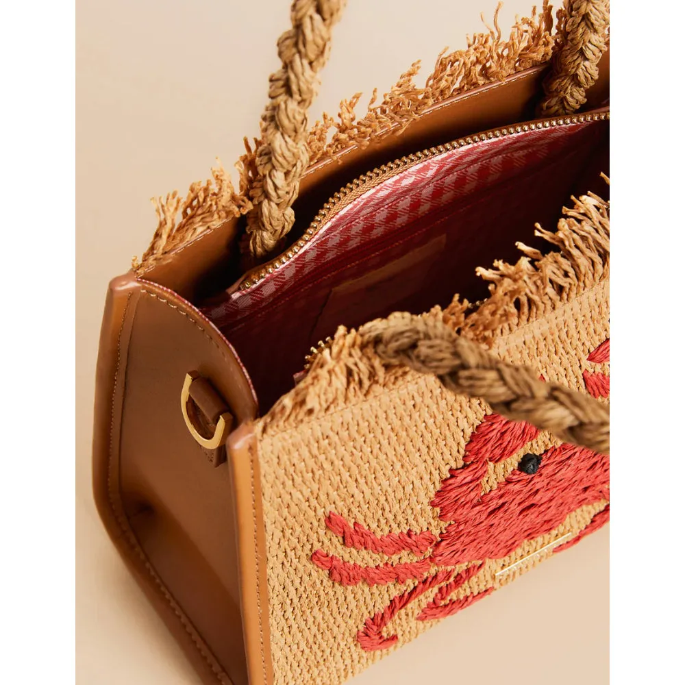 Spartina Woven Dune Satchel - Hamilton Crab