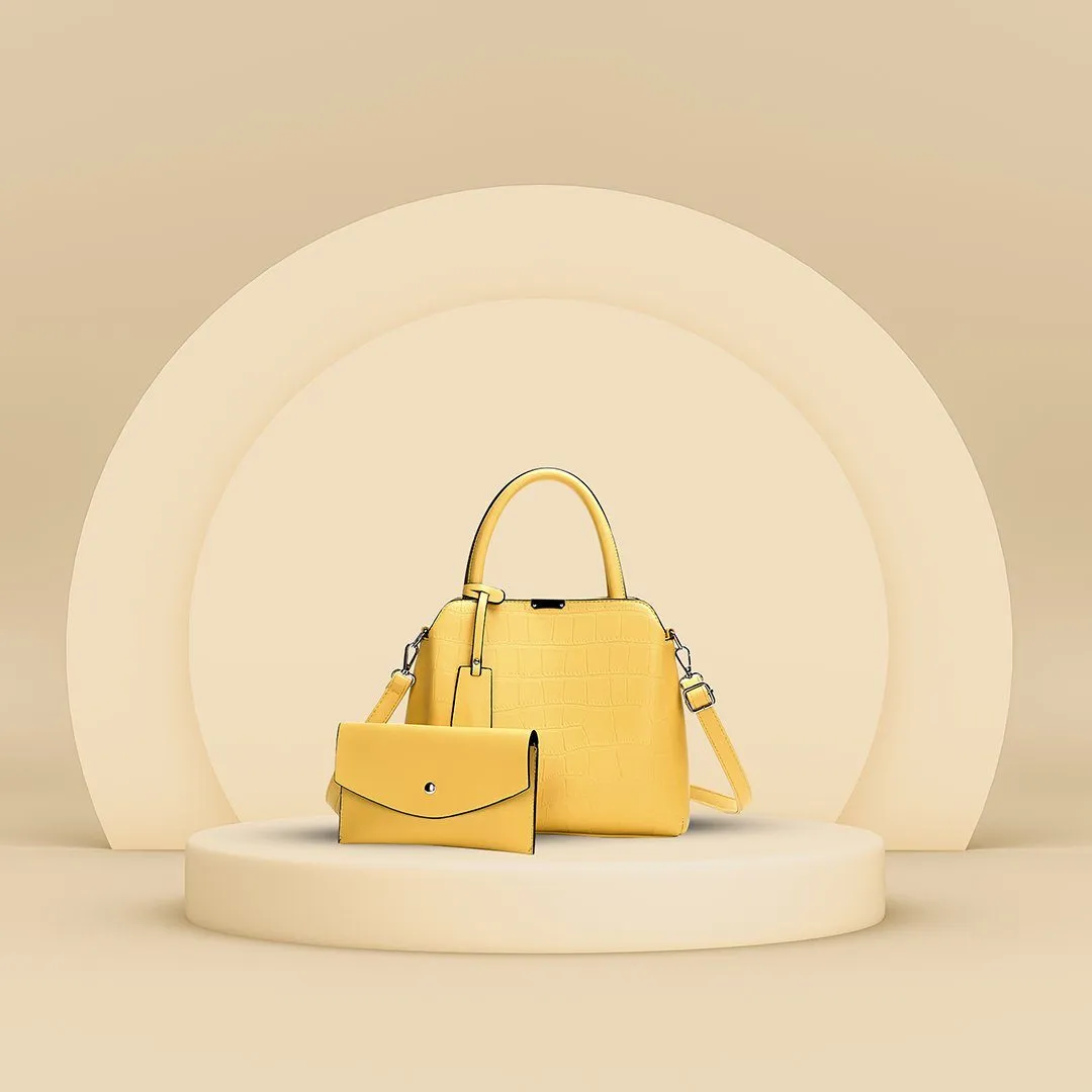 The Dianna 2 Bag Set - Yellow