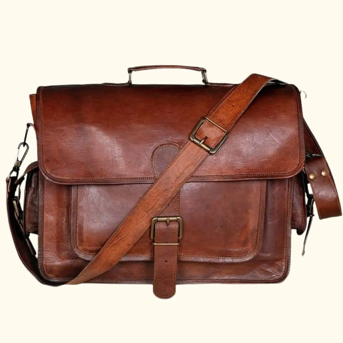 The Dusty Road - Top Grain Laptop Bag