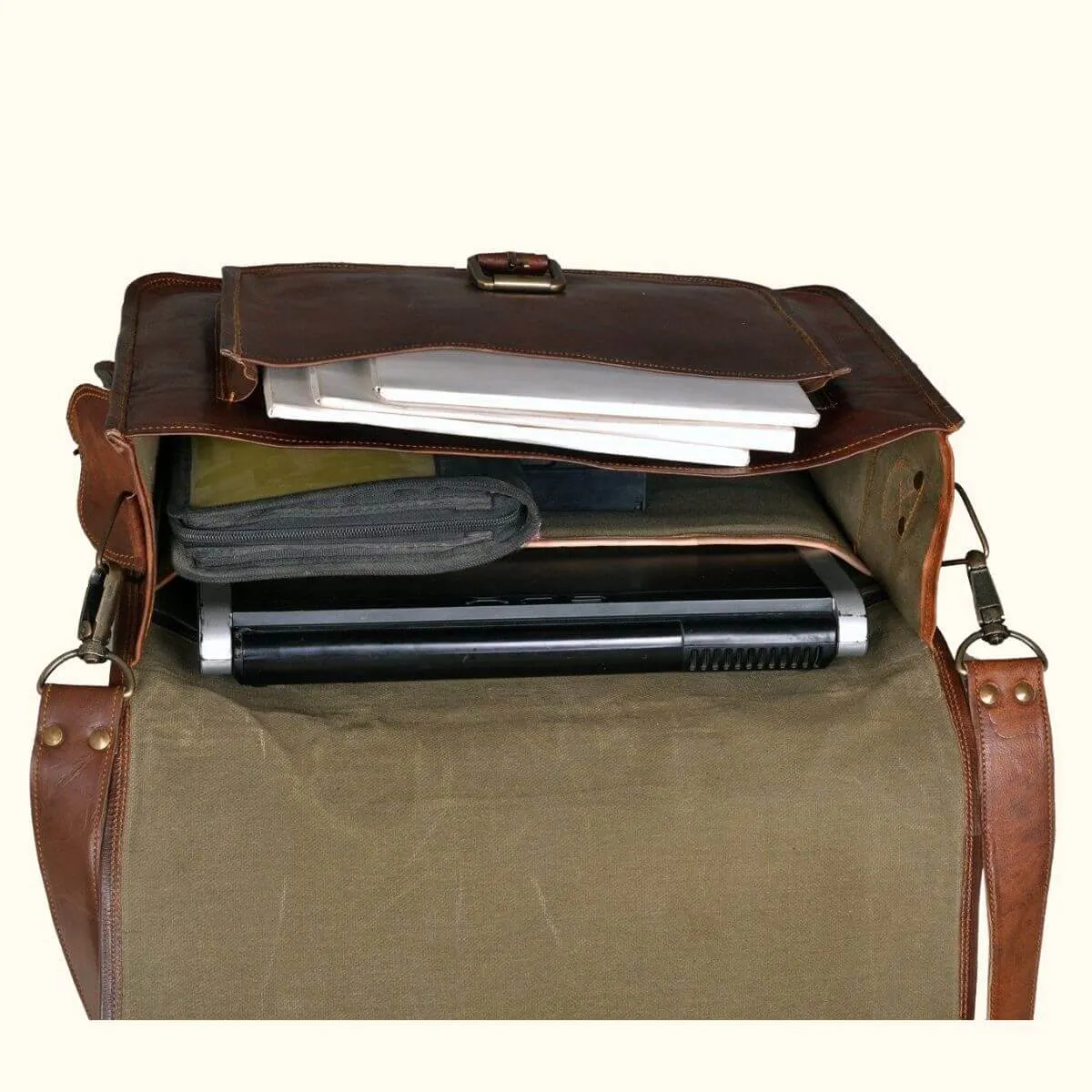 The Dusty Road - Top Grain Laptop Bag