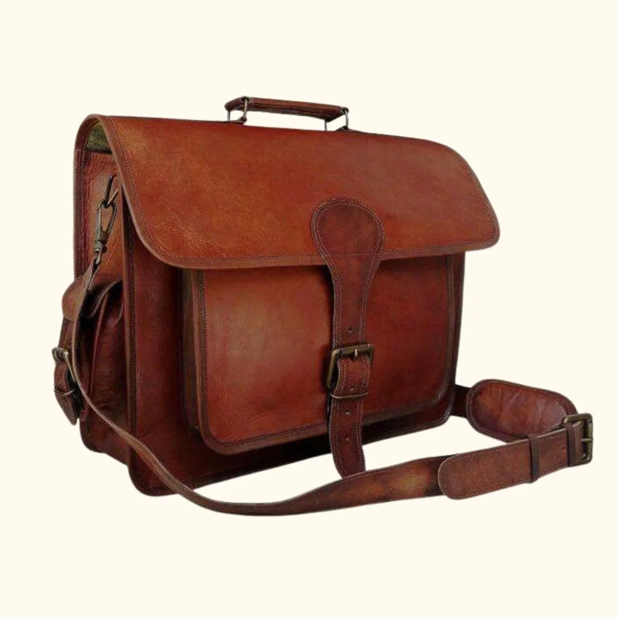 The Dusty Road - Top Grain Laptop Bag