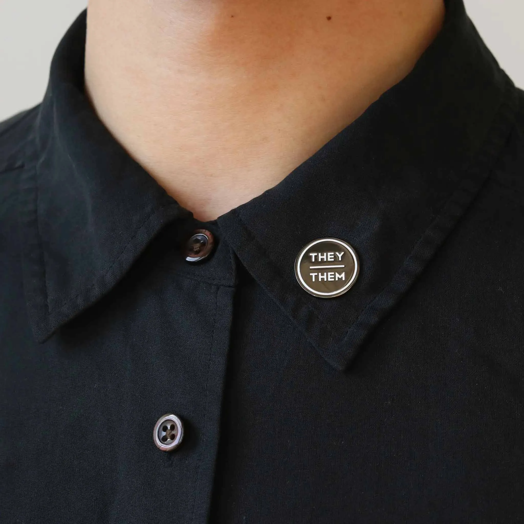 They / Them Pronoun Pin